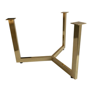 Goudkleurig salontafel onderstel hoogte 43 cm en diameter 59 cm (40 x 20 mm)