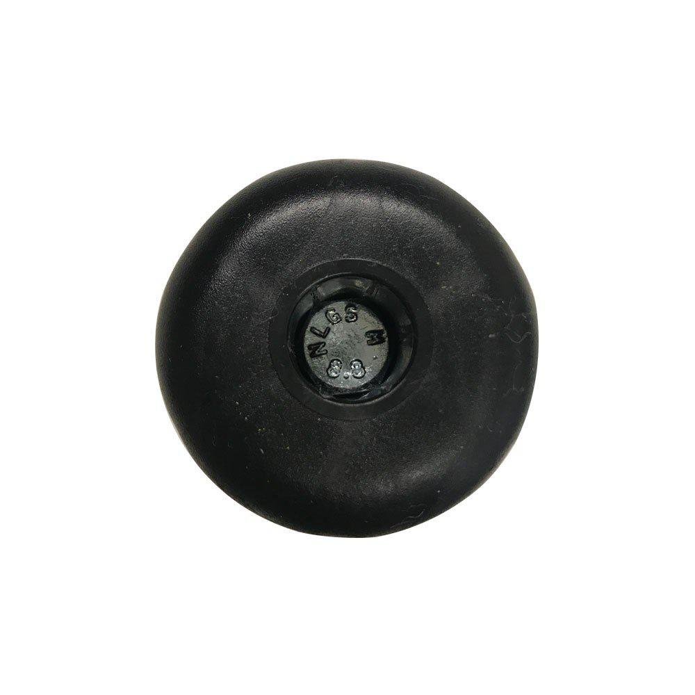 Plastic ronde meubelpoot 6 cm (M8)