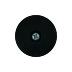 Ronde zwarte meubelpoot 5 cm (M8)
