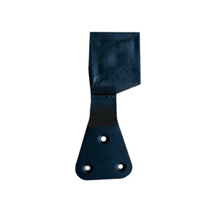 Zwarte vierkanten design meubelpoot 15 cm