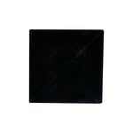 Zwarte vierkanten meubelpoot 10 cm (M8)