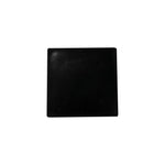 Zwarte vierkanten meubelpoot 7 cm